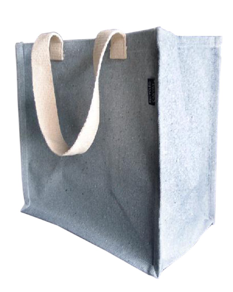 48 ct Large Recycled Canvas Tote Bag W/Laminated Interior - RC890 - By Case