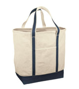 Affordable Large Canvas Tote Bags Navy