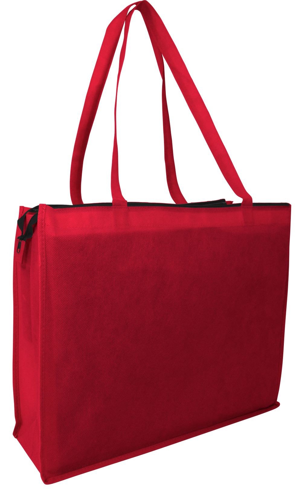 Large Promotional shopping Tote Bags red