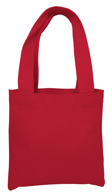 MINI Non Woven Tote Bag gift bag red
