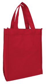 Small Book Bag Non Woven Gift Tote Bag red