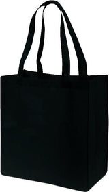 Large Non-Woven Polypropylene Shopping Bags in Black