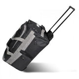 Cheap Black / Charcoal Rolling Duffel Bag Side Wholesale