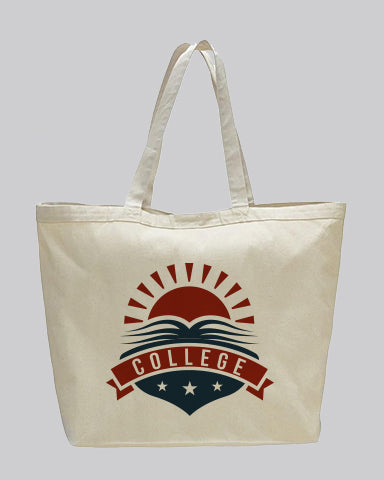Extra-Large Heavy Canvas Tote Bags Customized - Personalized Tote Bags With Your Logo - TG212