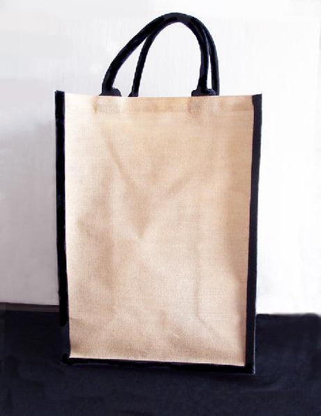 6 ct Affordable Natural Jute Blend Tall Tote - TJ909 - By Bundle