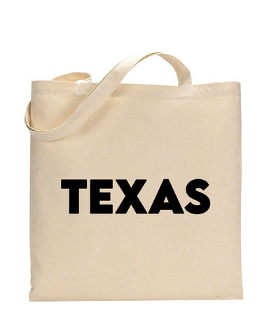 Texas Tote Bag - State Tote Bags