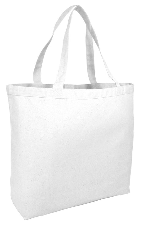 White color cotton tote bags canvas