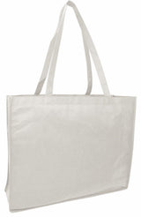 Large Promotional shopping Tote Bags white