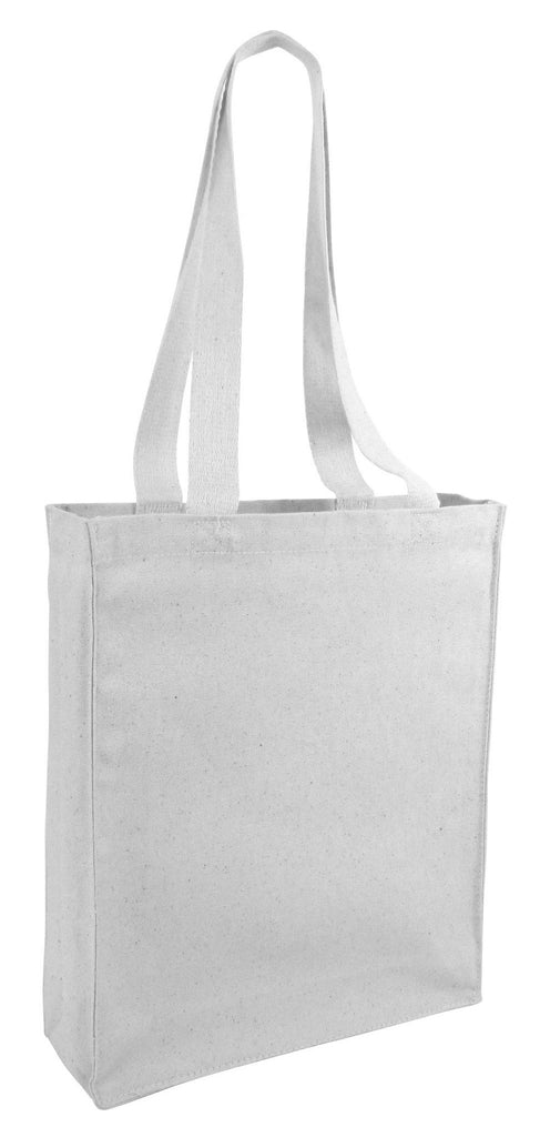 5 Pack Promotional Priced Durable Cotton Canvas Book Bag W/Gusset Art Craft  Blank Tote Bag