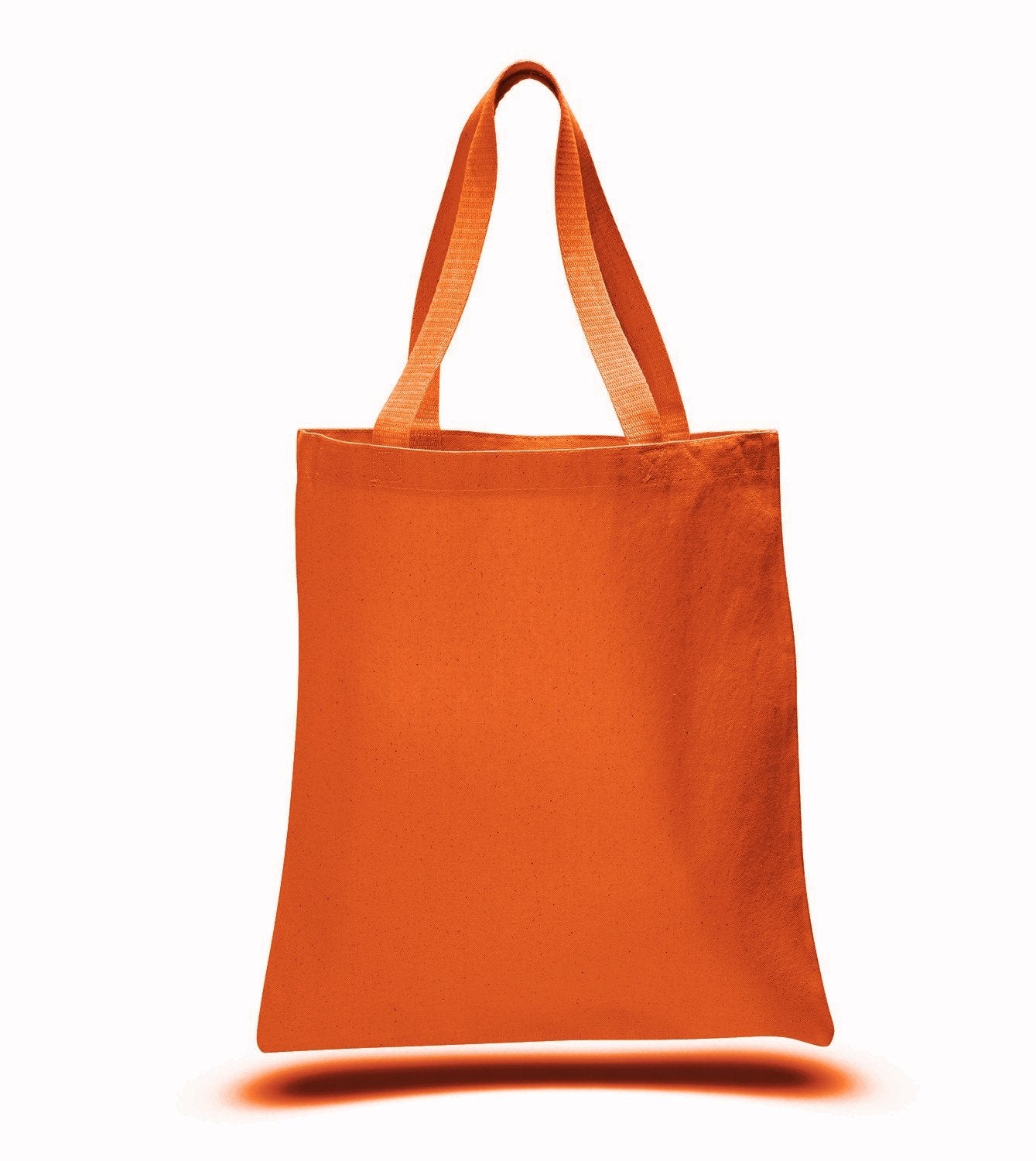 Orange canvas 2025 tote bags