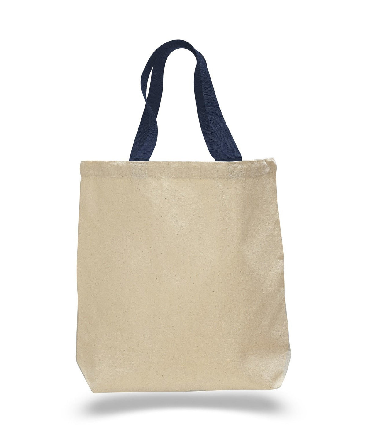 Cheap Canvas Tote Bags with Contrast Handles Navy
