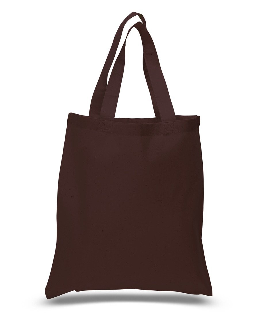 Canvas Reusable Tote Bags Chocolate