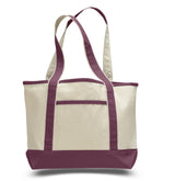  Cheap Heavy Canvas Deluxe Totes in Maroon