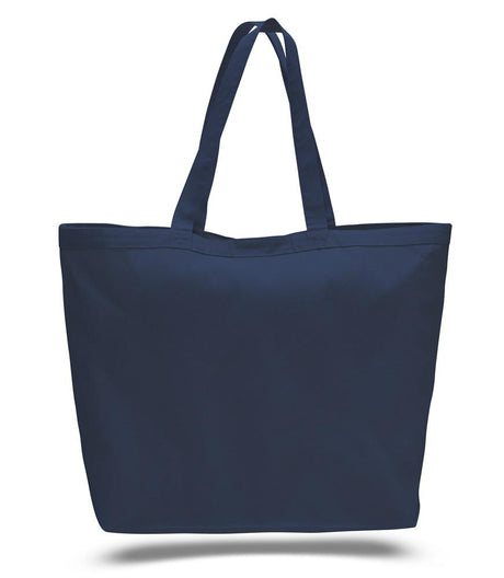 Promotional Large Navy Canvas Tote Bags