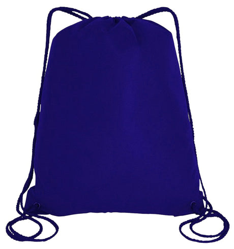 Navy Budget Drawstring Bag wholesale