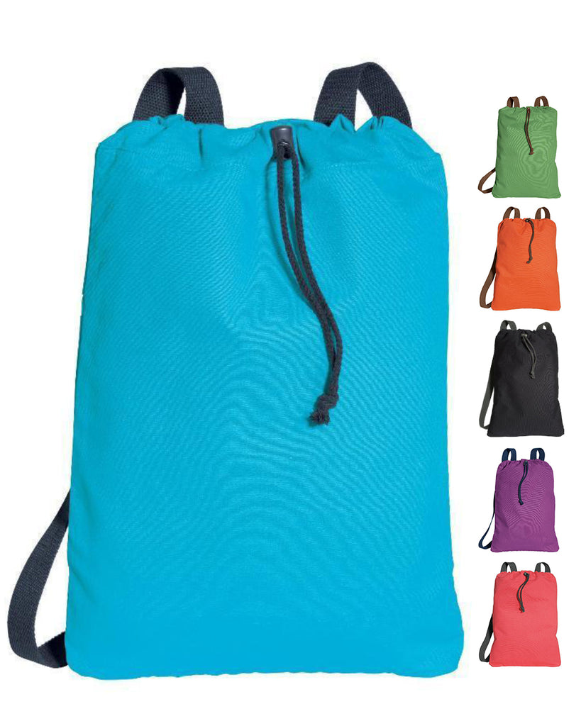 Set of 15- Promotional Cotton Drawstring Tote Bags/Backpacks (Assorted)