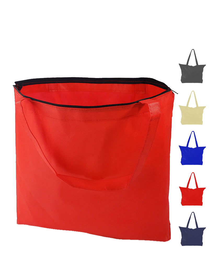 Send Black Zipper Tote Bag Gift Online, Rs.500