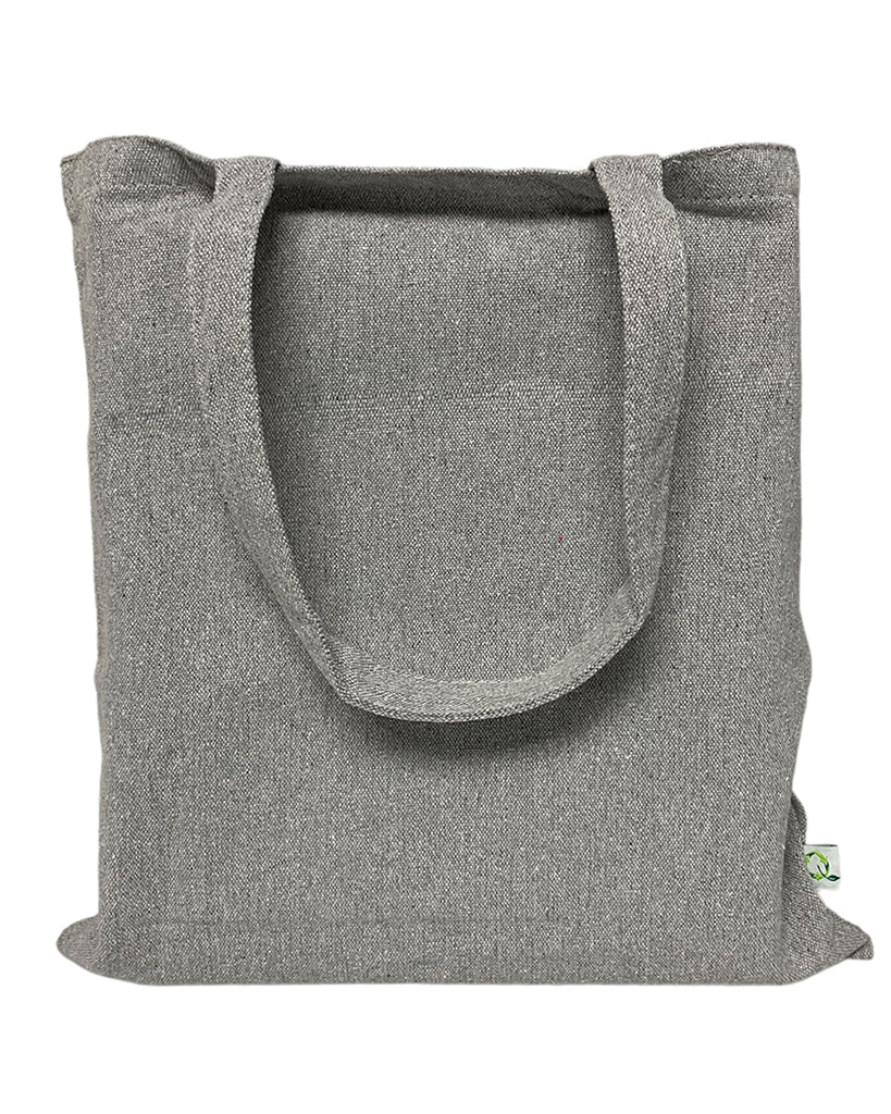 12 ct Recycled Sustainable Canvas Tote Bag - By Pack