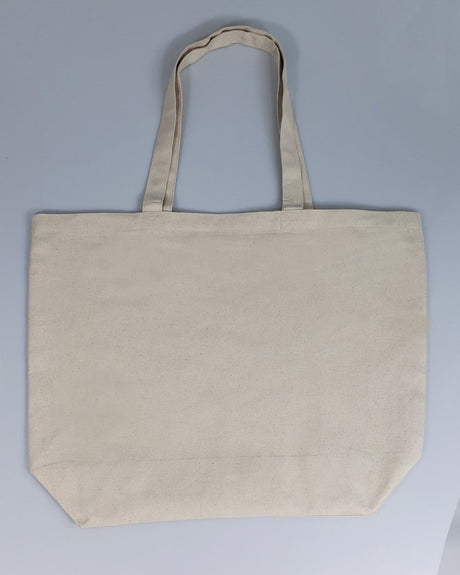 18" Large Size Value Canvas Tote Bag with Long Handles - TG218