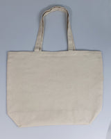 120 ct 18" Large Size Value Canvas Tote Bag with Long Handles - By Case