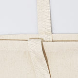 72 ct Large Recycled Cotton Canvas Tote Bags w/Gusset - By Case