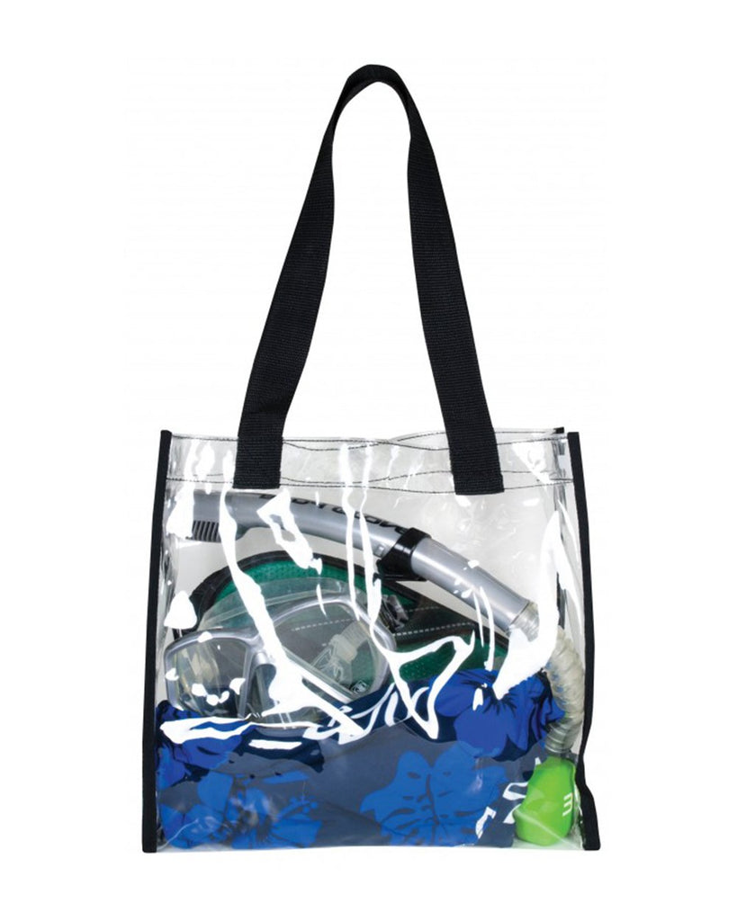 2-Pack Transparent Bag - Clear Tote Bag with Zipper - Stadium Approved  11.75 x 11.5 x 5.75 