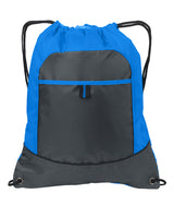 Affordable Drawstring Bags /Two Tone Pocket Cinch Pack