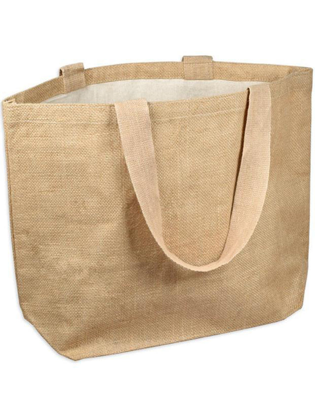 Everyday Jute Tote Bag - Carry-all Burlap Tote Bags