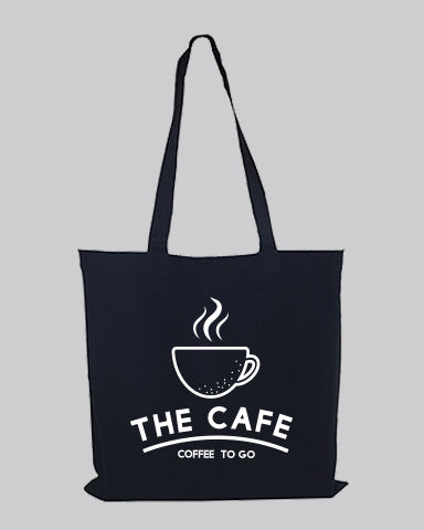 Black Color Customized Eco-Friendly Canvas Convention Tote Bags - Logo Tote Bags - TB205