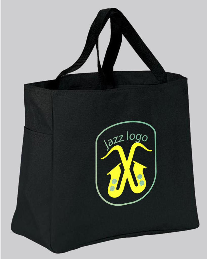 Custom Polyester Improved Essential Tote Bags - Sublimation Tote Bags With  Your Logo - B0750