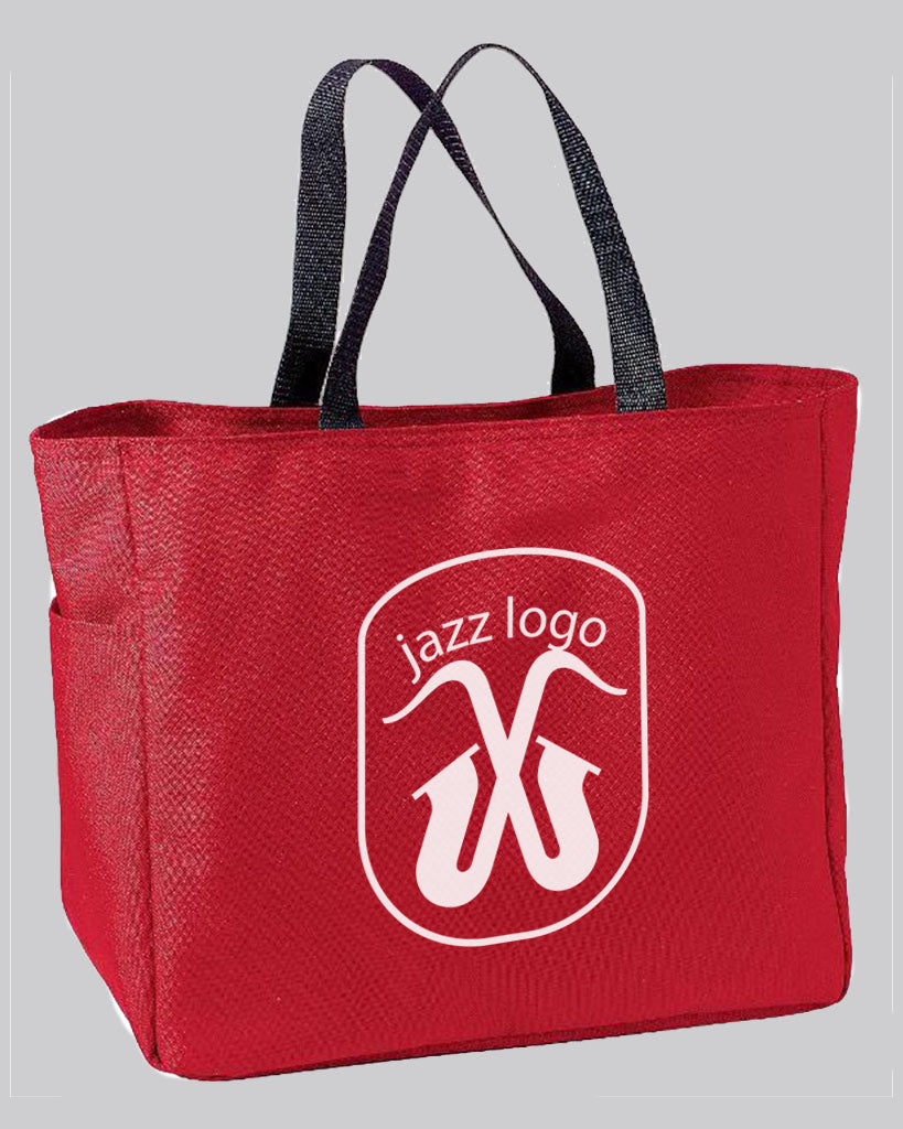 Custom Polyester Improved Essential Tote Bags - Sublimation Tote Bags With Your Logo - B0750