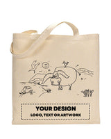 Black Color Lake Tote Bag (Advance Level) - Coloring-Painting Bags for Kids