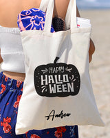 Spooky Pumpkin - Halloween Tote Bags