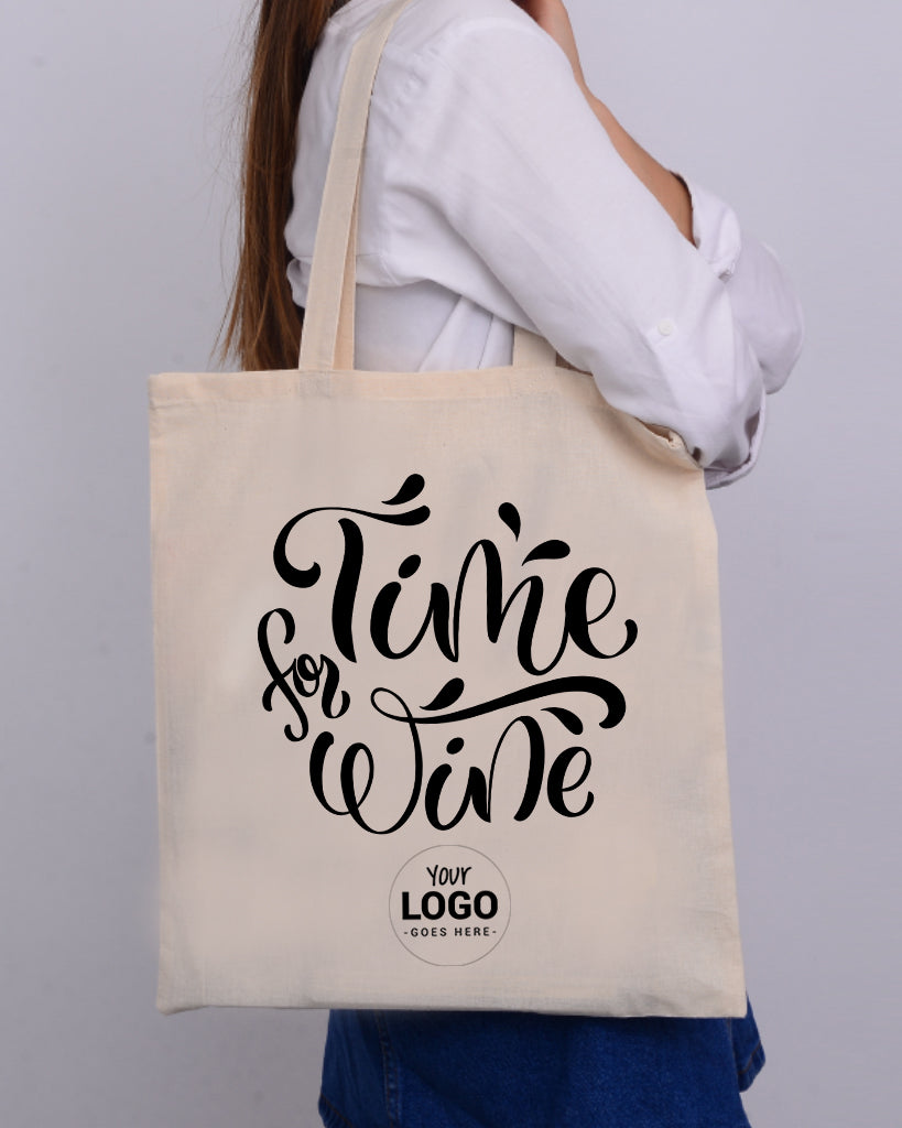 Time For Wine Design - Winery Tote Bags