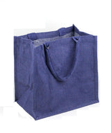 Square Burlap Bags - Wholesale Jute Tote Bags W/ Deep Gusset - TJ888