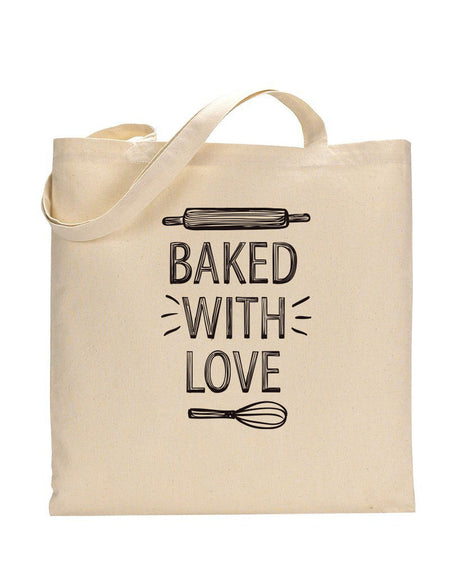 Baked With Love Design - Bakery Tote Bags