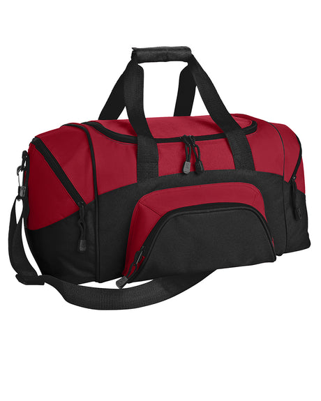 Poly Colorblock Small Sport Duffel With Zippered P