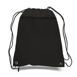 wholesale Black Polyester Drawstring Bags