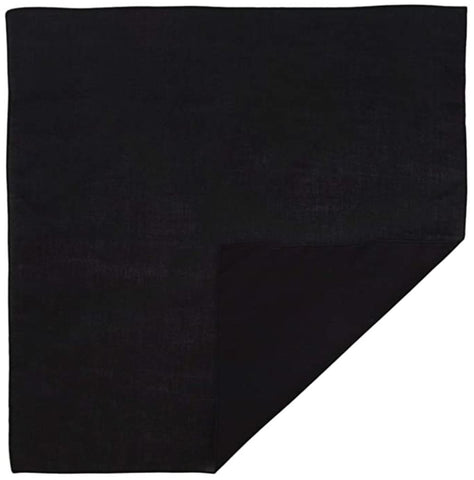 120 ct Polyester Solid Color Economical Bandana - Pack of 120