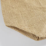 6 ct Daily Use Deluxe Jute Burlap Tote Bags with Cotton Interior - Pack of 6
