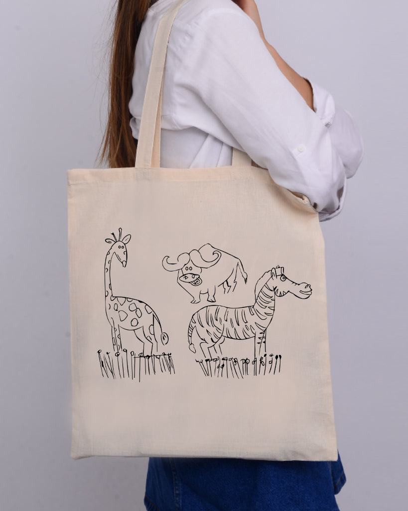 Buy Giraffe Tote Bag Online in India - Etsy