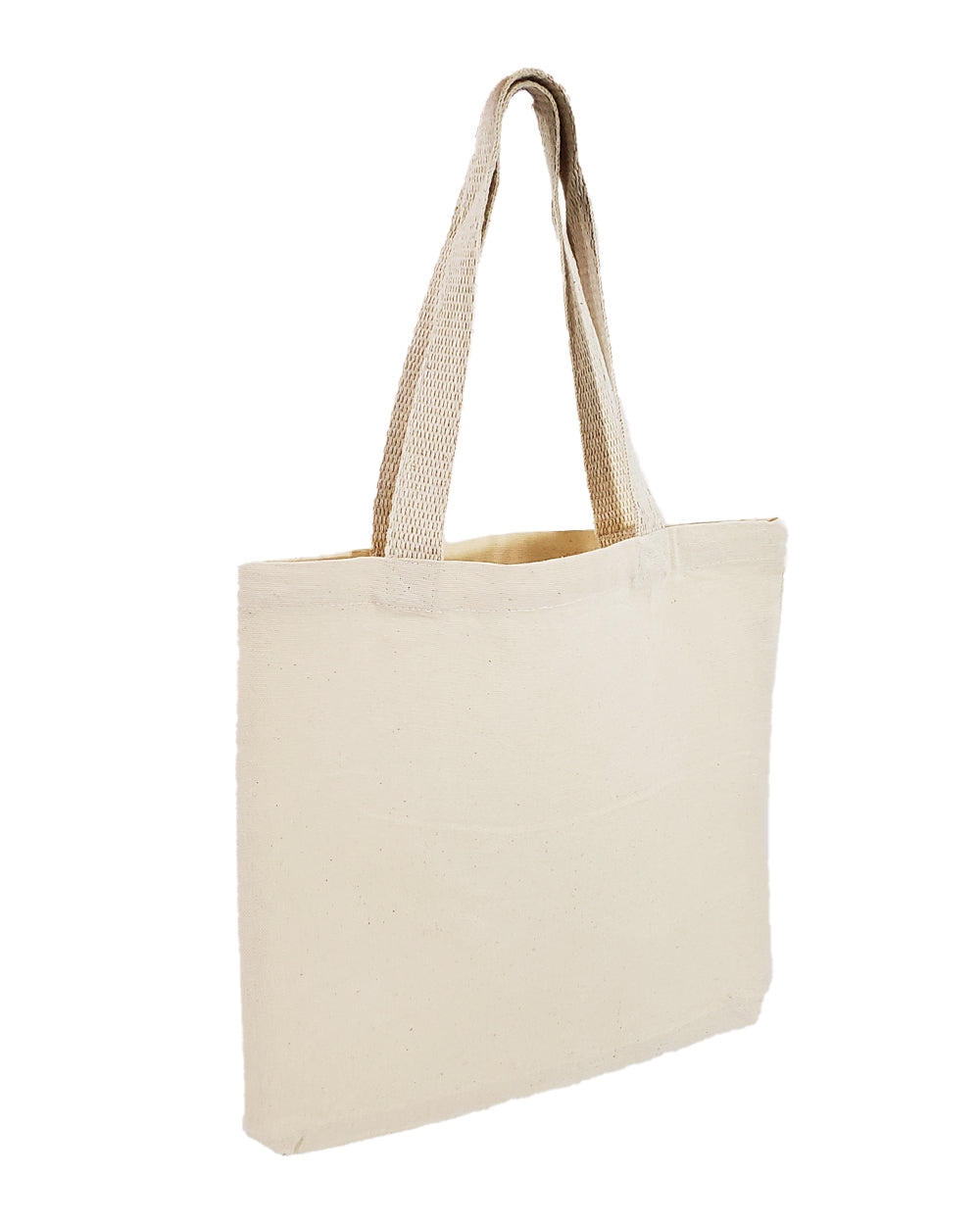 12 ct 12'' Small Canvas Tote Bags/Book Bags - By Dozen