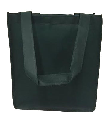 50 ct Standard Size Grocery Tote Bag W/Gusset - Pack of 50