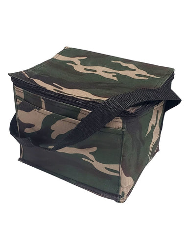 600D Polyester Camo 6 Pack Cooler