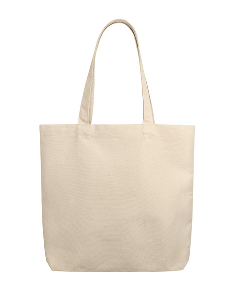 12 ct Organic Cotton Canvas Tote Bags with Gusset By Dozen