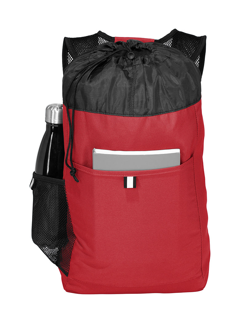Drawstring Top Closure Luxury Hybrid Backpack - Drawstring Top Closure
