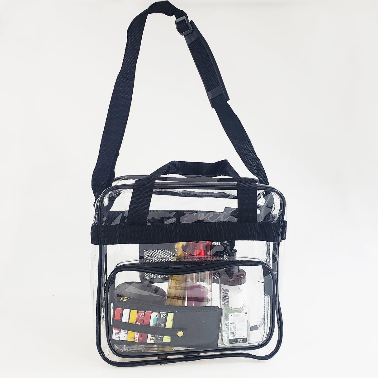 24 ct Clear Messenger Bag / Crossbody Stadium Bags - By Case