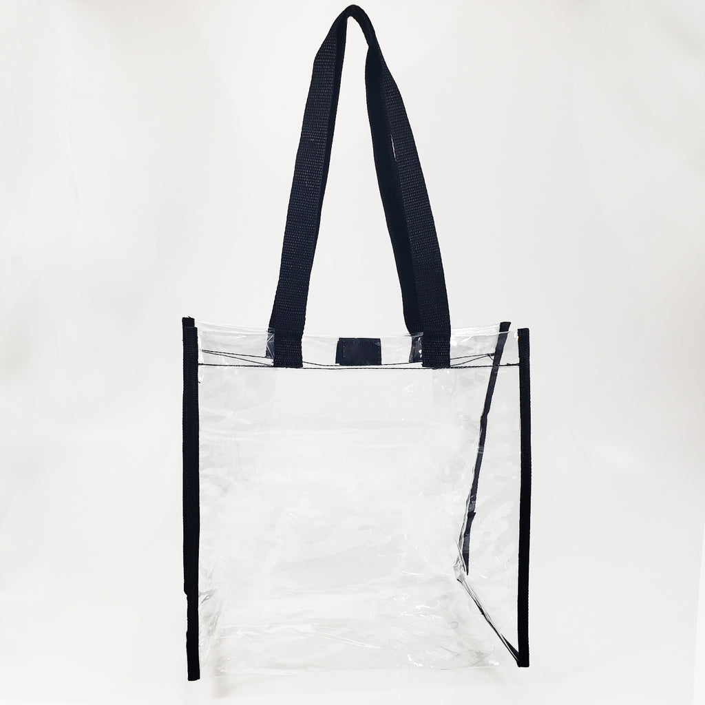 Wholesale Clear vinyl tote bag,Custom Clear Stadium Bags,clear