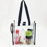 Clear Stadium Tote Bag with Square Hook