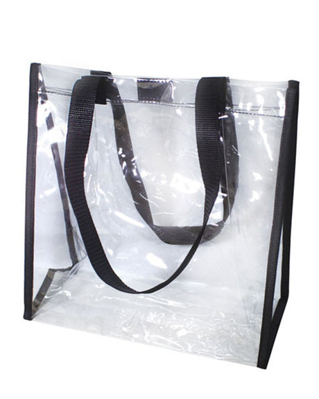 Clear Tote Bag with Loop Closure